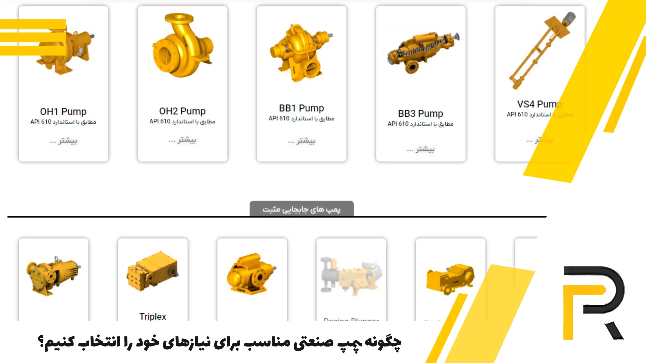 چگونه پمپ صنعتی مناسب برای نیازهای خود را انتخاب کنیم؟